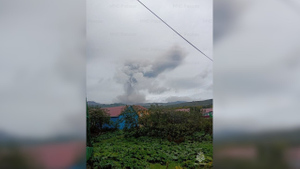 Пепловый выброс произошёл на курильском вулкане Эбеко