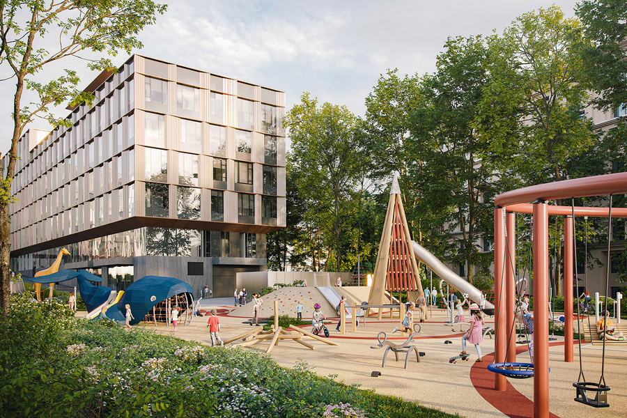 Проектное решение социального объекта города Москвы. Обложка © mos.ru