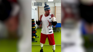 Костомаров показал видео энергичной тренировки на протезах в больнице