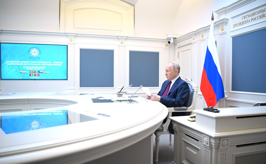 Президент РФ Владимир Путин на саммите ШОС. Фото © kremlin