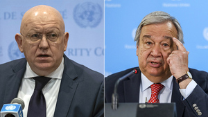 Небензя подверг жёсткой критике Гутерриша на Совбезе ООН за доклад о "нарушителях прав детей"