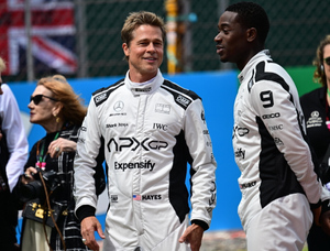 Брэд Питт принял участие в съёмках нового фильма во время Гран-при "Формулы-1"