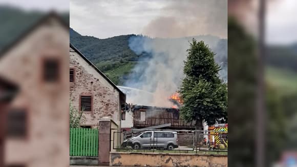 Пожар в доме для инвалидов во Франции. Фото © BFMTV