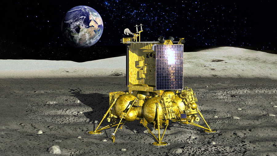 Миссия "Луна-25". Обложка © АО "НПО Лавочкина"