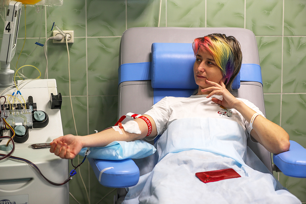 Самая распространённая группа крови у россиян — проверьте, носите ли вы в себе наследие предков. Фото © ТАСС / Владимир Гердо
