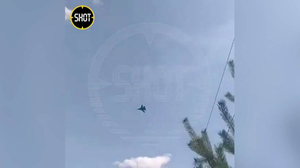 Появилось видео с моментом крушения истребителя Су-30 в Калининградской области