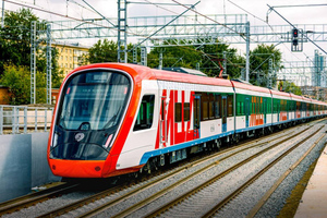 На МЦД-3 вышли "Иволги" с зарядками для самокатов