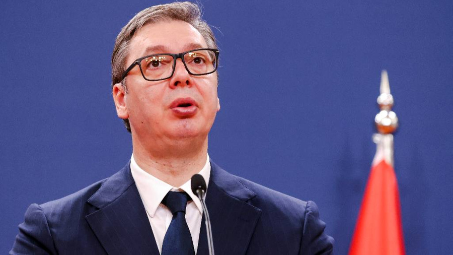 Президент Сербии Александр Вучич. Фото © ТАСС / EPA / ANDREJ CUKIC