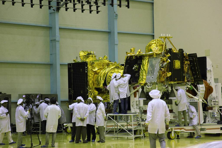 Индия готова запустить спутник "Чандраян-2" для вывода на Луну, 2019 год. Фото © Getty Images / Pallava Bagla