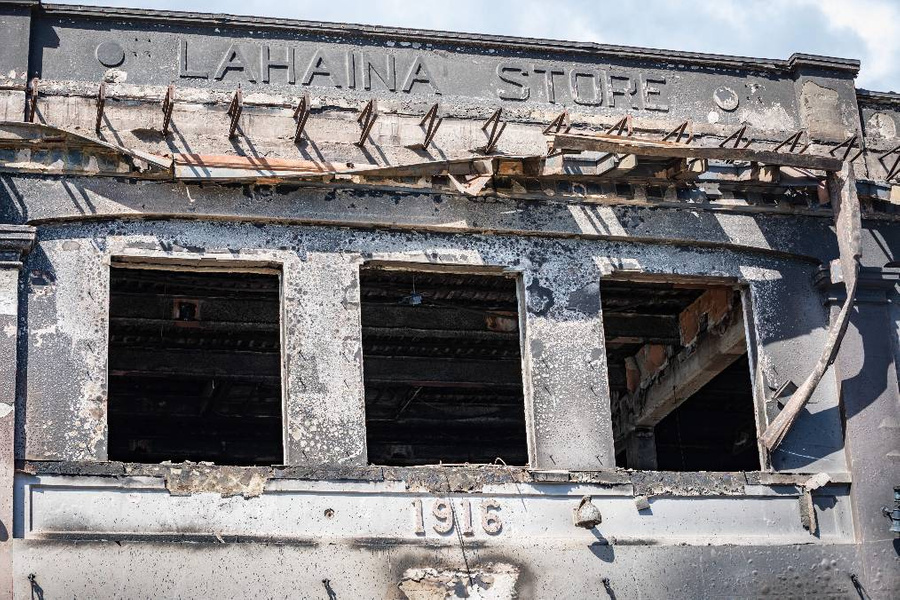 Последствия природных пожаров на острове Мауи на Гавайях. Обложка © ТАСС / Cover Images via ZUMA Press
