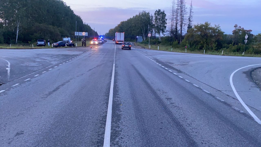 В ДТП с двумя авто в Свердловской области пострадали восемь человек. Обложка © t.me / gibdd_66