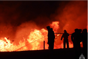 Угрозы населённым пунктам от лесного пожара в Геленджике нет