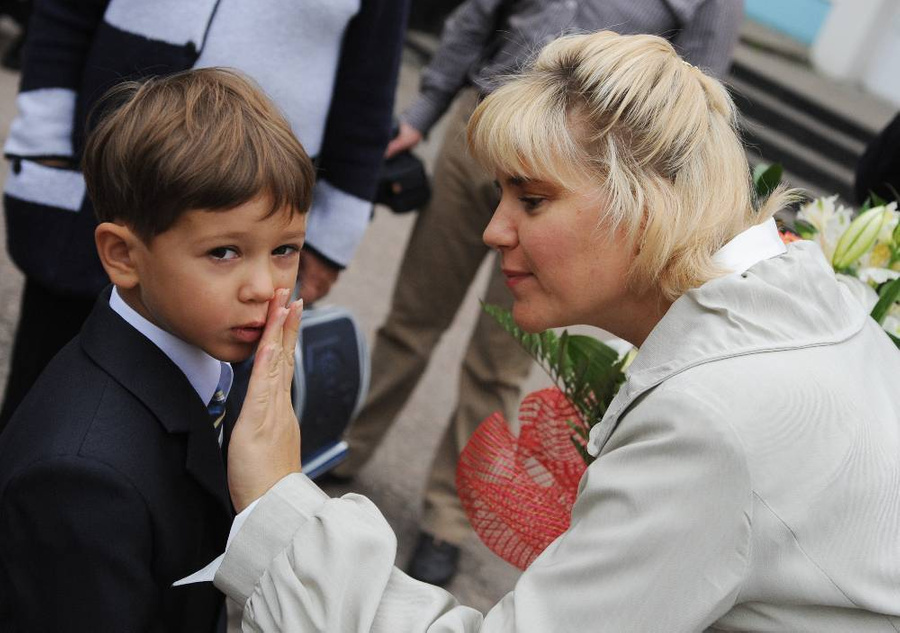 Первый учебный день: как помочь ребёнку справиться со стрессом? Фото © ТАСС / Максим Шеметов