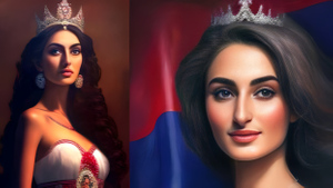 Нейросеть Midjourney показала, как должны выглядеть королевы красоты разных стран