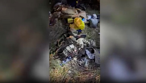 ФСБ показала видео из логова украинских диверсантов в Брянской области после боя