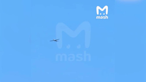 Появилось видео с пролётом украинского дрона-камикадзе в Подмосковье