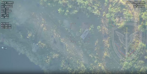 Дрон заснял, как ВСУ топят танки, не желая идти в бой