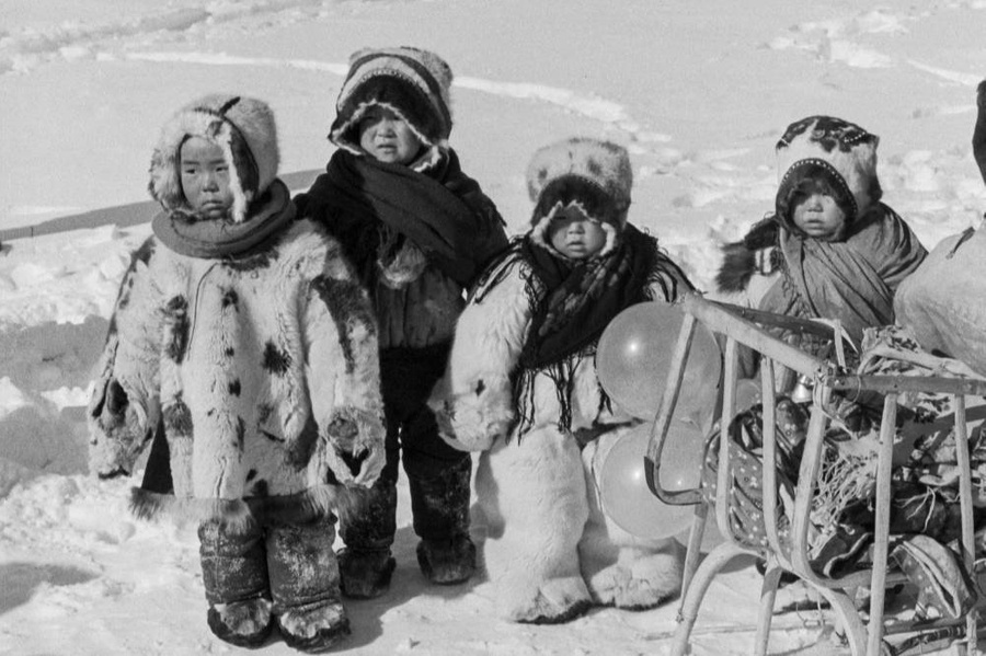 СССР, совхоз "Омолон", Чукотский автономный округ и коренные жители — чукчи. Фото © ТАСС / Сергей Белявый
