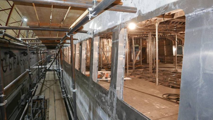 Строящийся в Иркутске пассажирский катамаран на подводных крыльях. Фото © Алюминиевая ассоциация