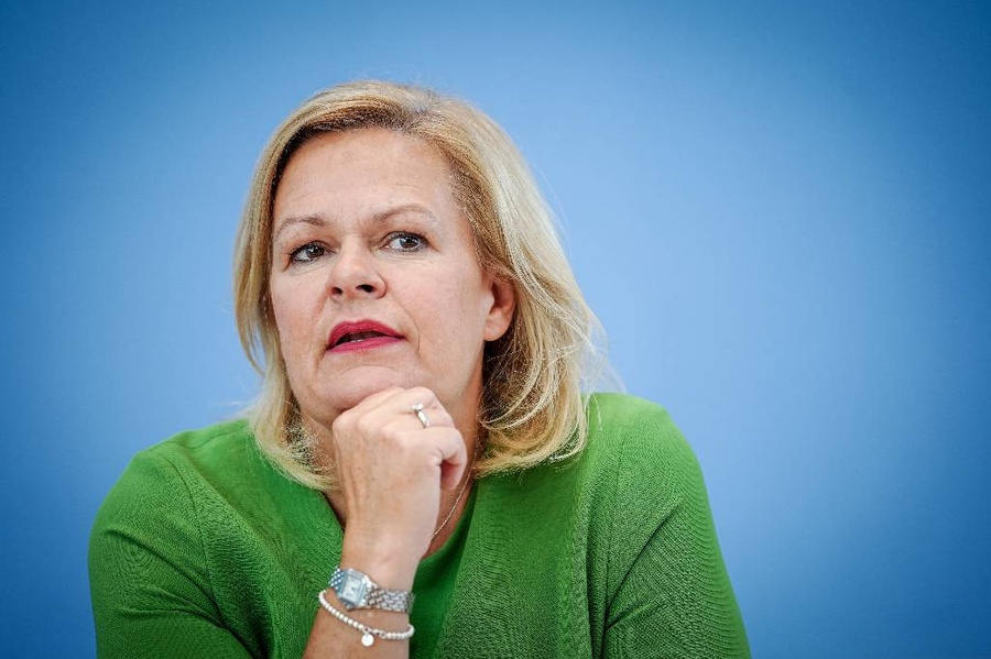 <p>Министр внутренних дел Германии Нэнси Фезер. Фото © ТАСС / dpa / picture-alliance / Kay Nietfeld</p>