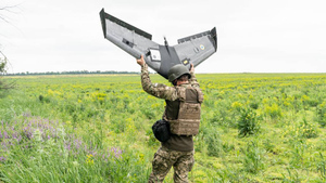 В небе над Курской областью уничтожен украинский беспилотник самолётного типа