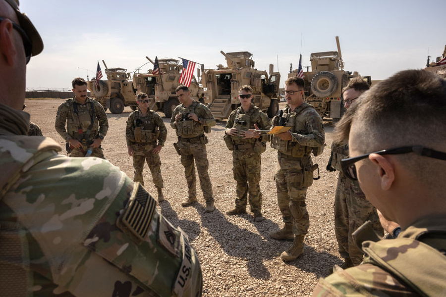 Солдаты армии США в Сирии. Обложка © Getty Images / John Moore