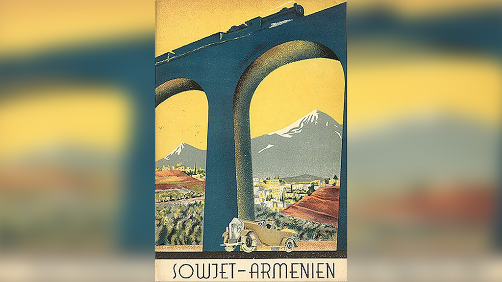 Туристический плакат Sowjet-Armenien ("Советская Армения"), 1933 год. Фото © Из коллекции David Levine