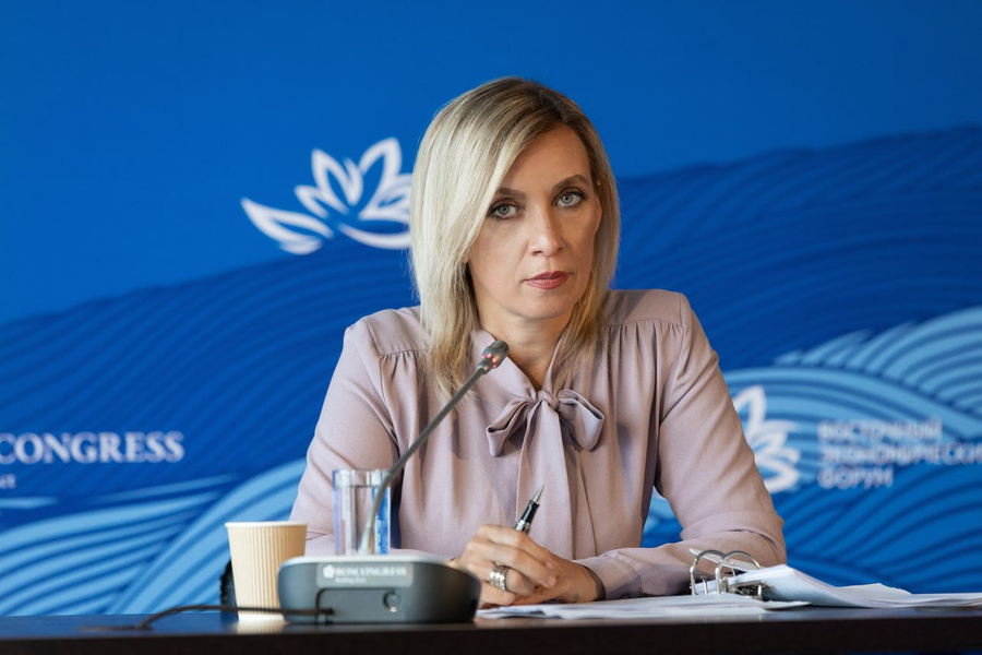 Официальный представитель МИД РФ Мария Захарова. Обложка © Telegram / МИД России 
