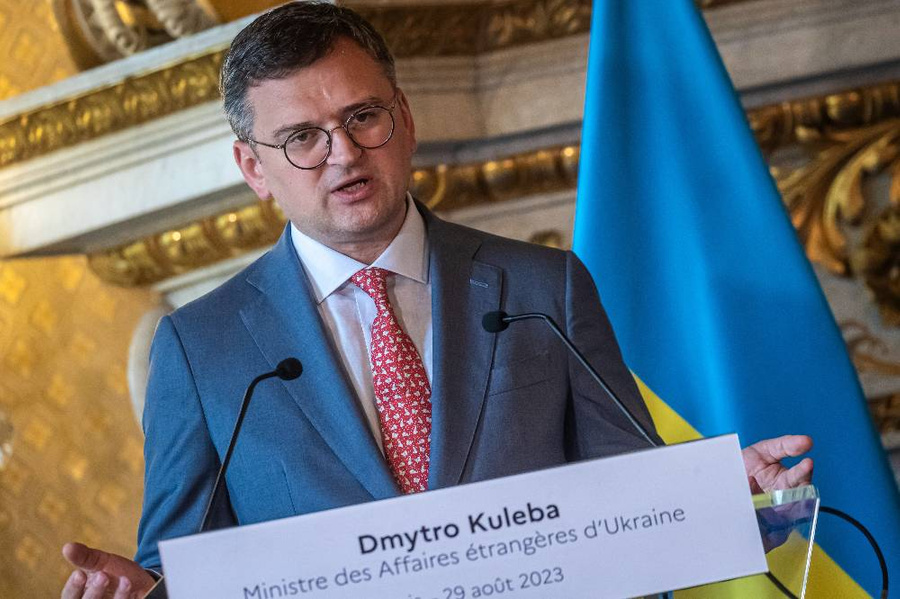 Глава МИД Украины Дмитрий Кулеба. Фото © ТАСС / ЕРА / CHRISTOPHE PETIT TESSON