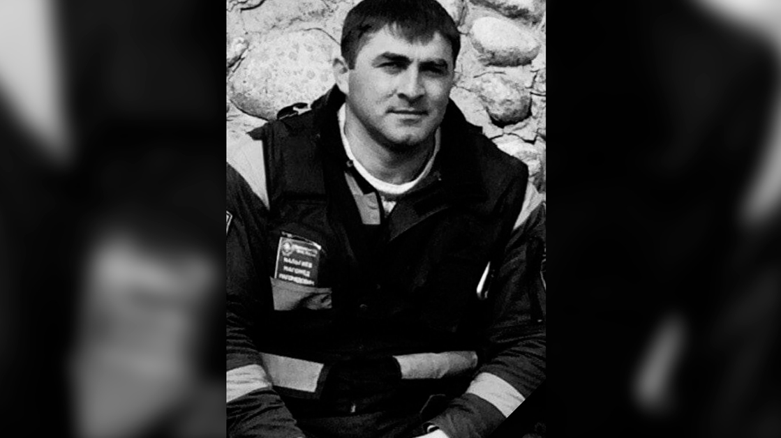 Погибший при разборе завалов в Балашихе Магомед Нальгиев. Фото © Пресс-служба МЧС