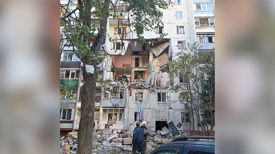 Последствия взрыва в Балашихе. Обложка © VK / ru_balashiha / Виктор Мартин
