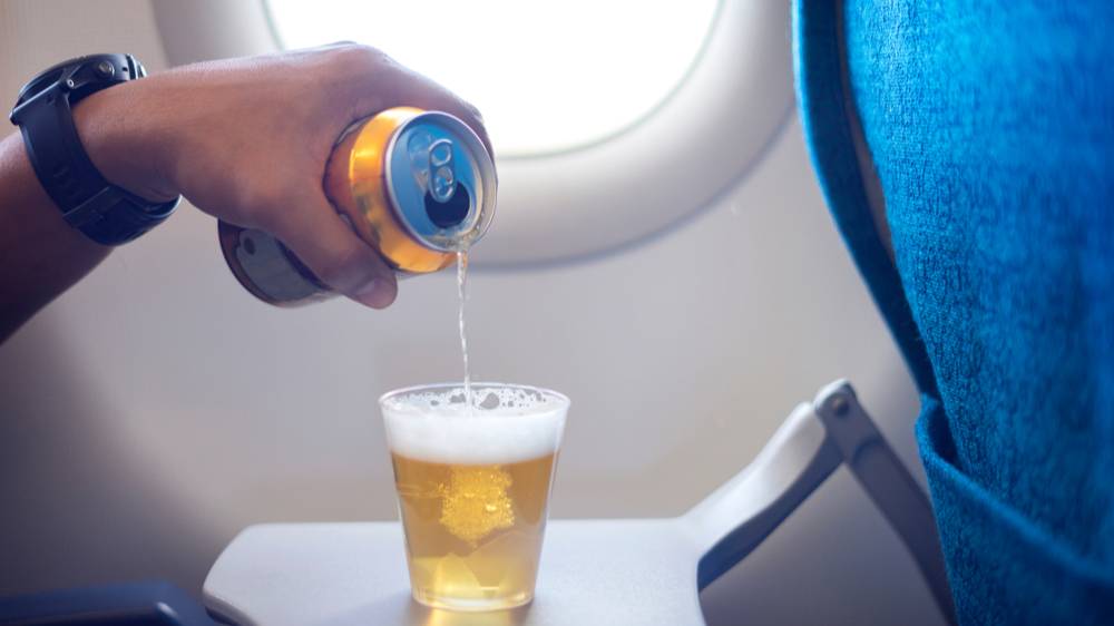 В России могут ужесточить наказание за незаконное распитие алкоголя в самолёте