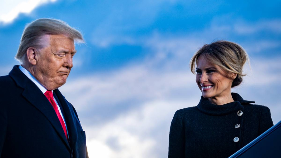 Дональд и Мелания Трамп. Обложка © Getty Images / Pool / Pete Marovich 