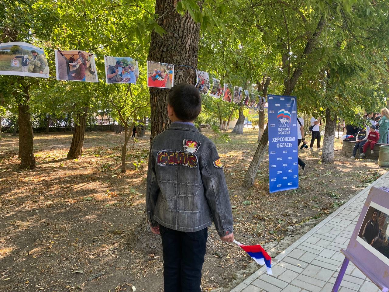 Фотовыставка, посвящённая годовщине воссоединения новых регионов с Россией. Фото © Предоставлено LIFE