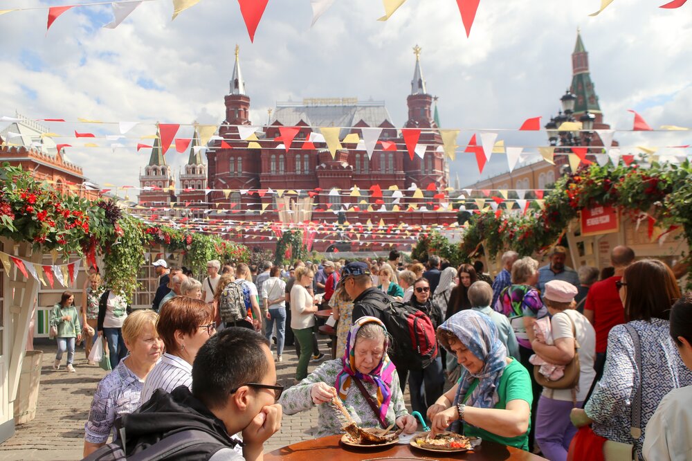 На День города в Москве в программу включено более 150 крупных мероприятий. Фото © Агентство "Москва" / Ярослав Чингаев 