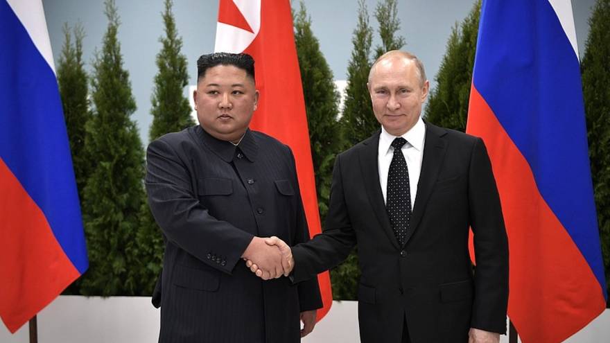 Путин пожелал Ким Чен Ыну здоровья по случаю годовщины со дня основания КНДР