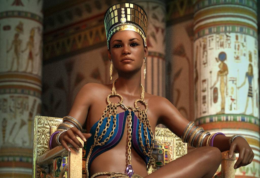 Одной из главных черт идеала женской красоты в Древнем Египте была гладкая и безупречная кожа. Иллюстрация © Shutterstock