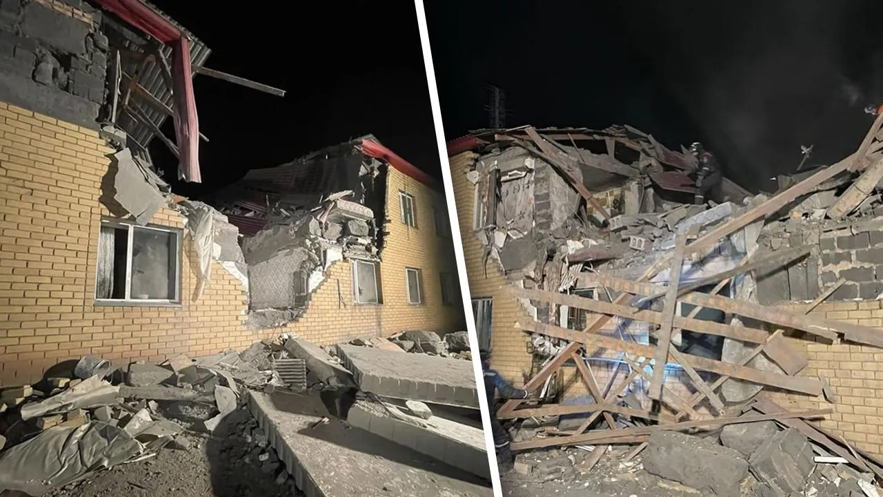 Двое погибли при взрыве газового баллона, разрушившего многоэтажку в Казахстане