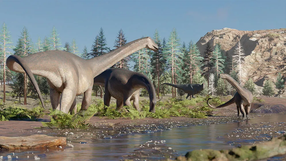 Найден новый вид динозавра, который весил 15 тонн и достигал длины 20 метров