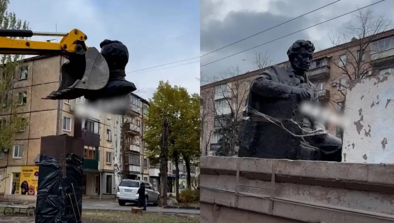 На Украине продолжают бороться с памятниками, на этот раз — в родном городе Зеленского