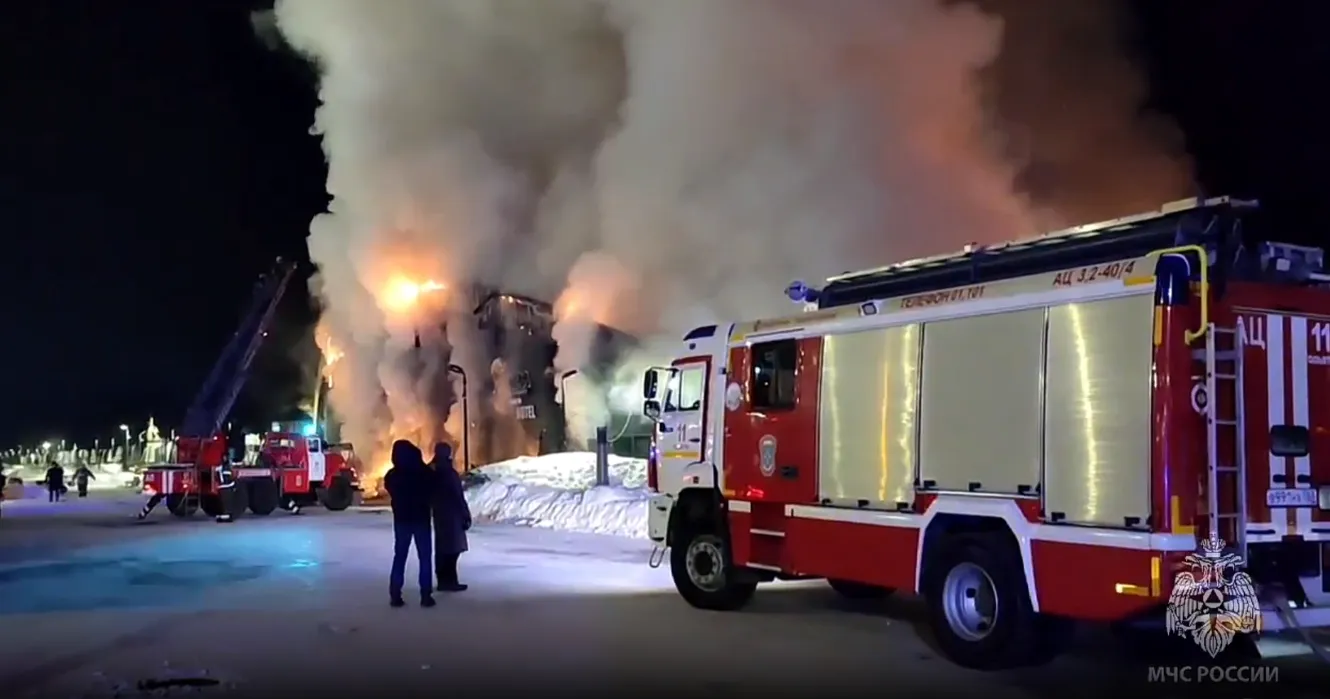 Пожар в гостиничном комплексе в Тольятти локализовали