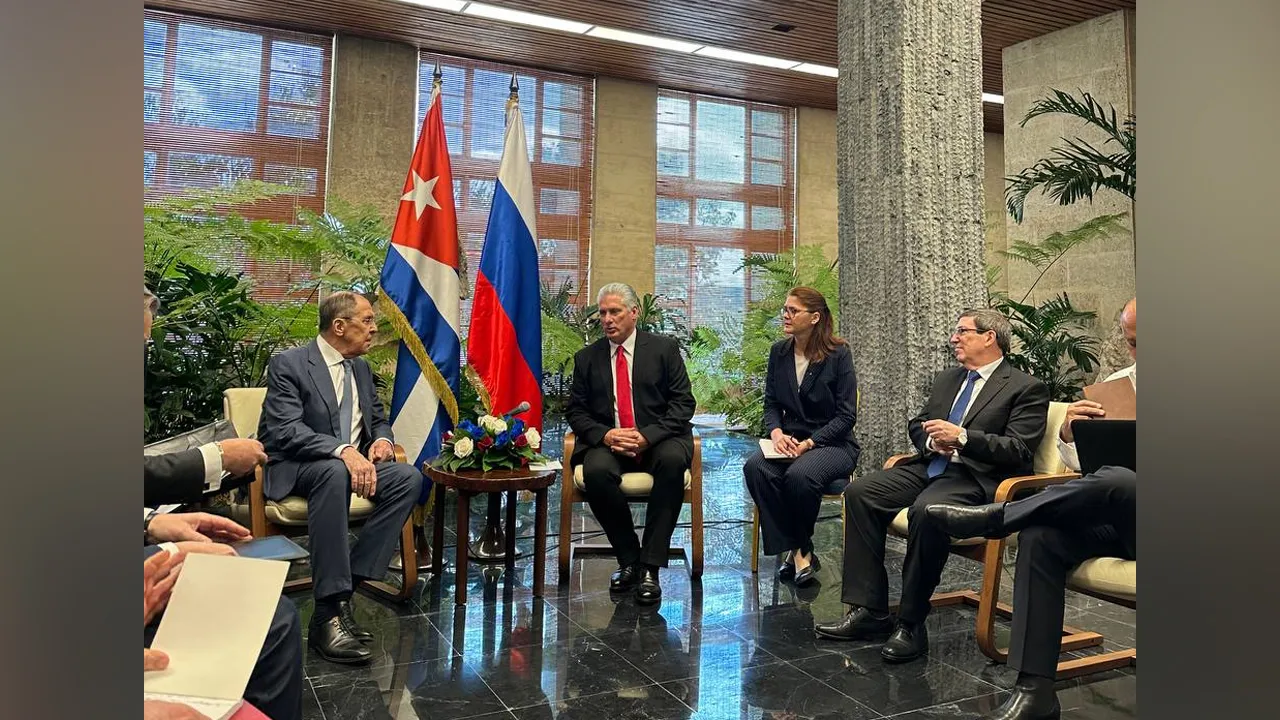 Лавров встретился с президентом Кубы Диас-Канелем