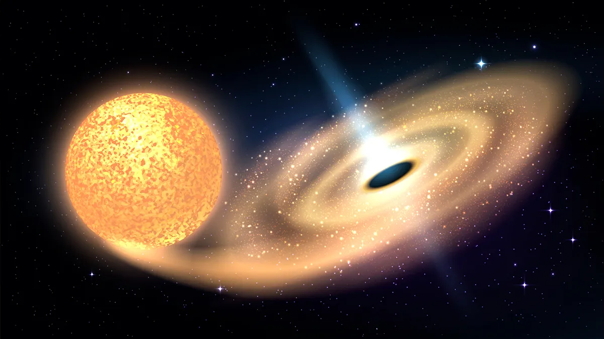 Обнаружена чёрная дыра, способная уничтожить Солнце за сутки