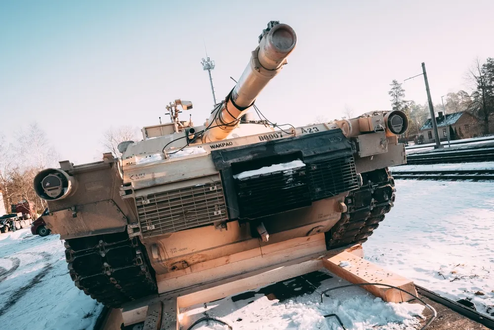 Российские военные подбили первый танк Abrams