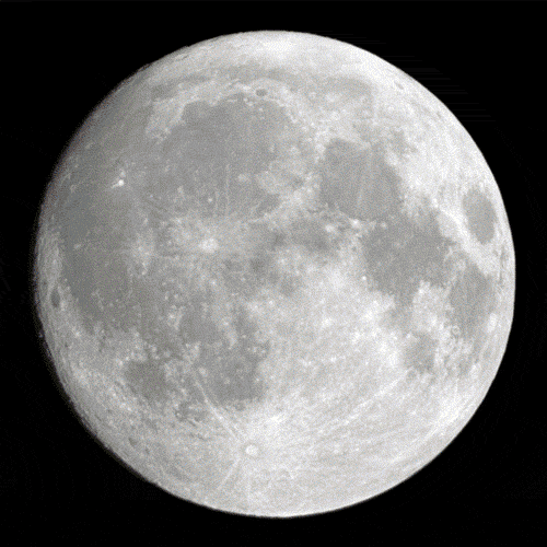 Либрация Луны. GIF © giphy 