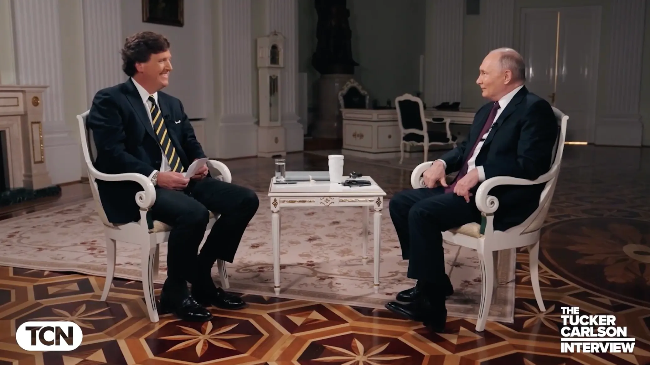 Интервью Путина Карлсону набрало 3,6 млн просмотров за 21 минуту в соцсети X