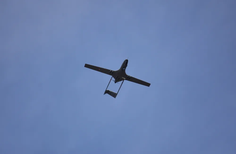 В Ростовской области упал дрон самолётного типа