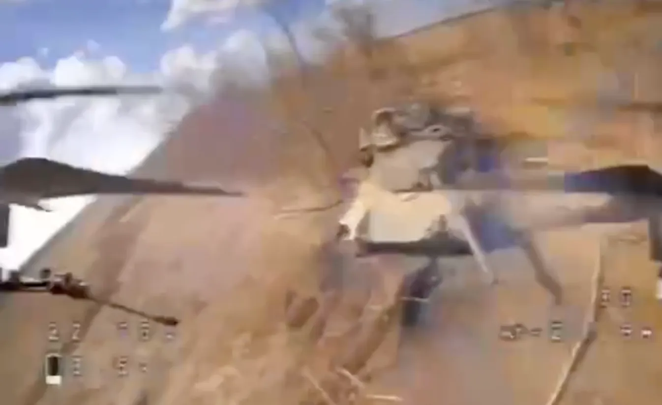 Российский FPV-дрон уничтожил очередной Abrams на Авдеевском направлении