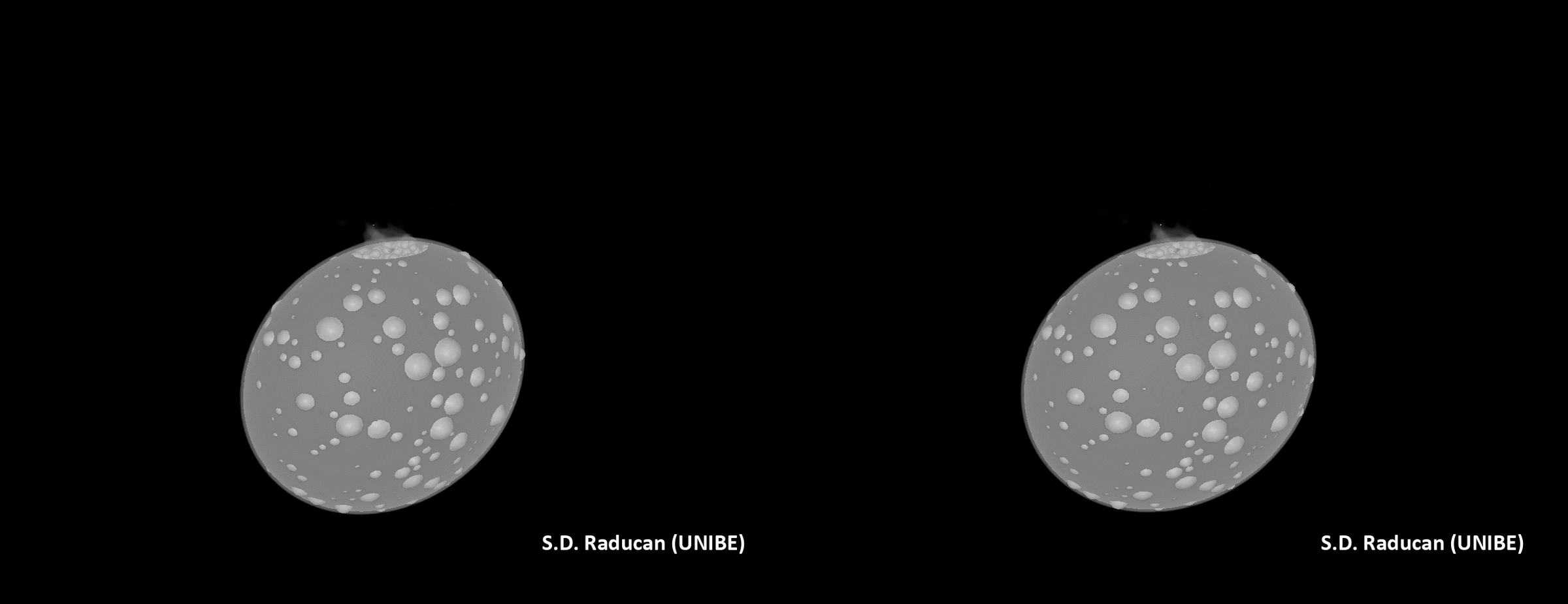 Моделирование удара аппарата DART о поверхность астероида Диморф. https://journalsofus.com/nasas-dart-mission-that-hit-an-asteroid-completely-changed-the-shape-of-its-target/