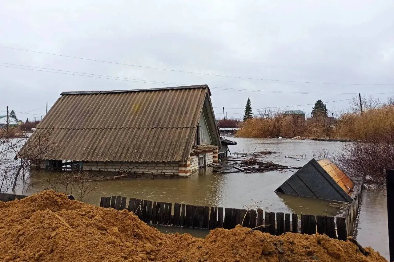 Уровень воды в Тоболе у Кургана снова поднялся и достиг почти 800 сантиметров